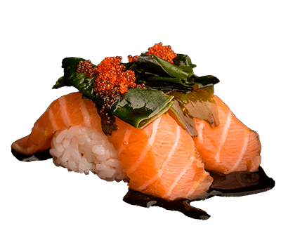 Produktbild Lachs Wakame Nigiri